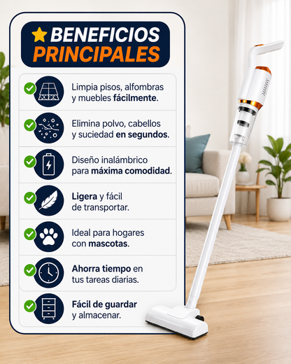🏠✨ ASPIRADORA INALÁMBRICA 3 EN 1 ✨🏠