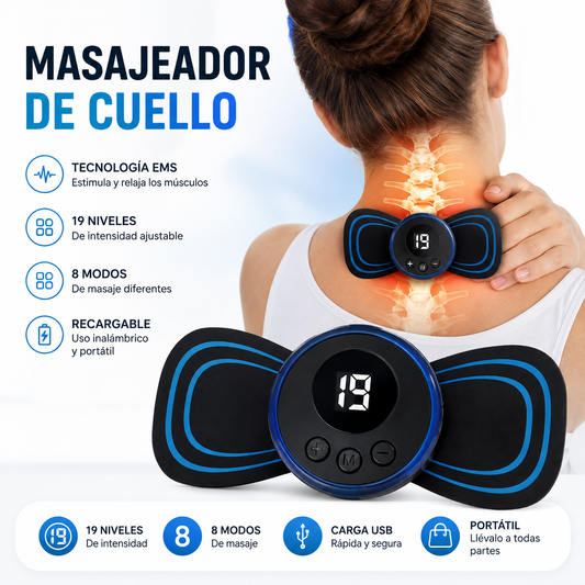 💆♀️ MASAJEADOR DE CUELLO EMS