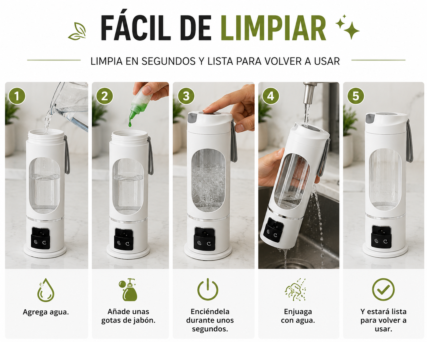 MINI LICUADORA PORTATIL RECARGABLE