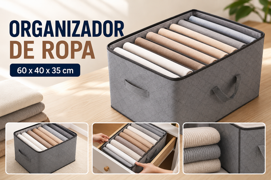 Organizador de Ropa Plegable 60 × 40 × 35 cm
