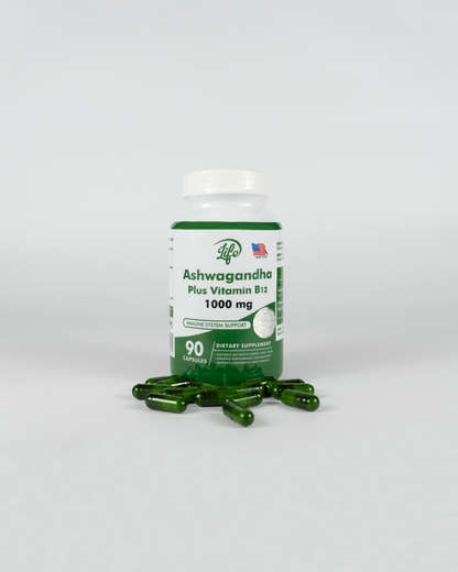 ASHAWAGANDA + B12 X 90 CAPSULAS