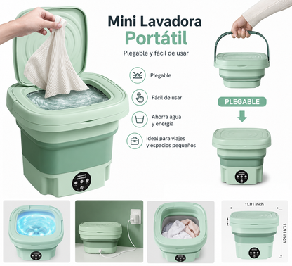 🧺 MINI LAVADORA PORTÁTIL PLEGABLE