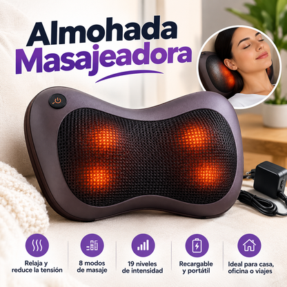 💆♀️ ALMOHADA MASAJEADORA