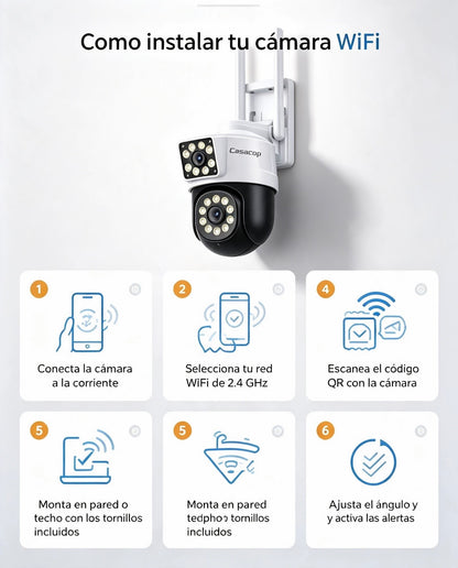 CÁMARA WIFI — SEGURIDAD INTELIGENTE 24/7