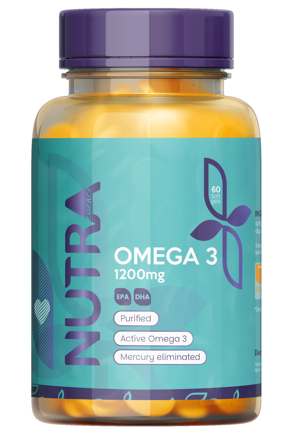 OMEGA 3 1200 MG X 60 SOFGEL- LIBRE DE MERCURIO